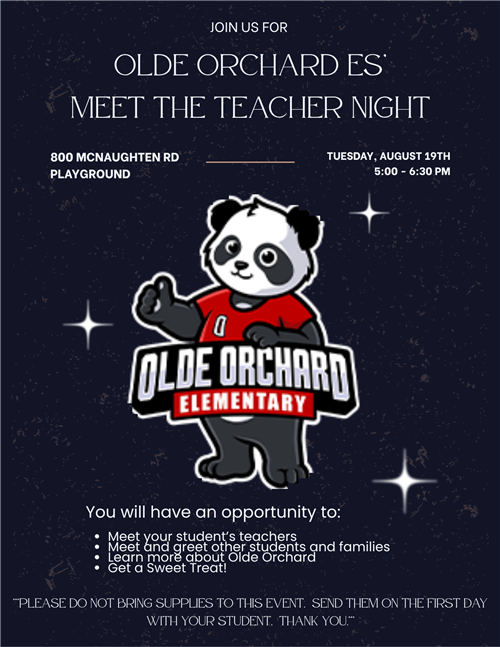 Meet the Teacher Night
